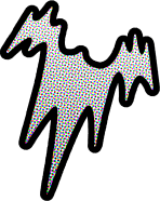 A decal signalling the doge mecha is screeching.