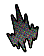 A decal signalling the doge mecha is screeching.